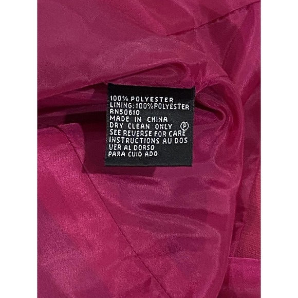 Kasper Women's Petite Pink Long Sleeve Button Front Skirt Suit Size 6P - Picture 9 of 13